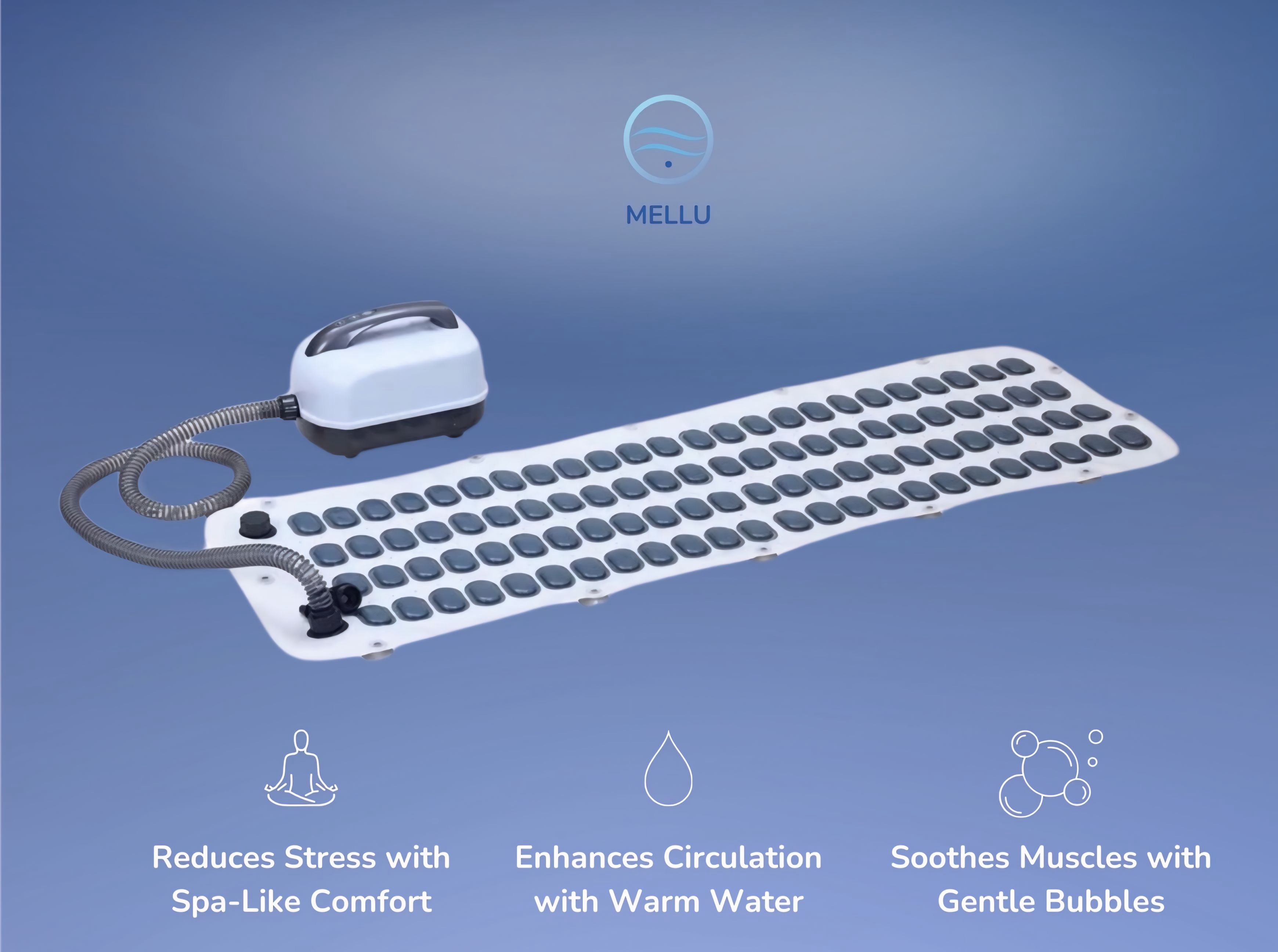 AeroSoak™ - Bath Mat Jacuzzi effect